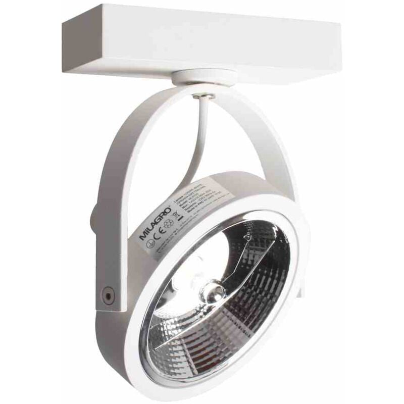 Milagro - Luminaire en saillie Lugar Blanc 1xAR111 GU10