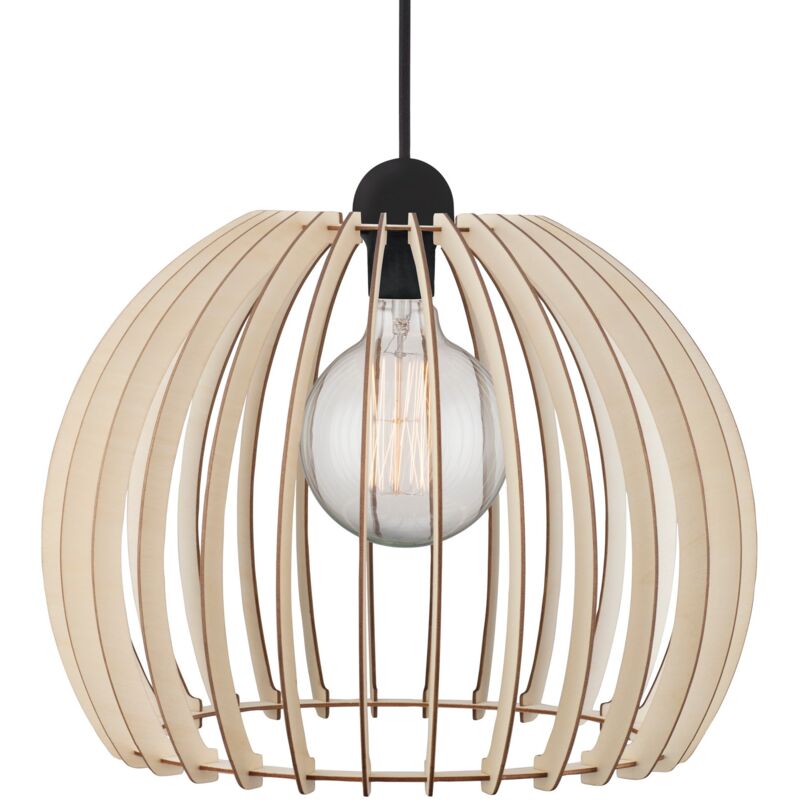 Suspension CHINO 25 Bois Nature (marron), H.23 - IP20 - E27 /Nordlux Intérieur