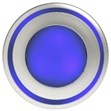 Luminaire encastré bleu Kalank Mini LED pour éclairage direct ou indirect avec fonction ON et OFF (500010)