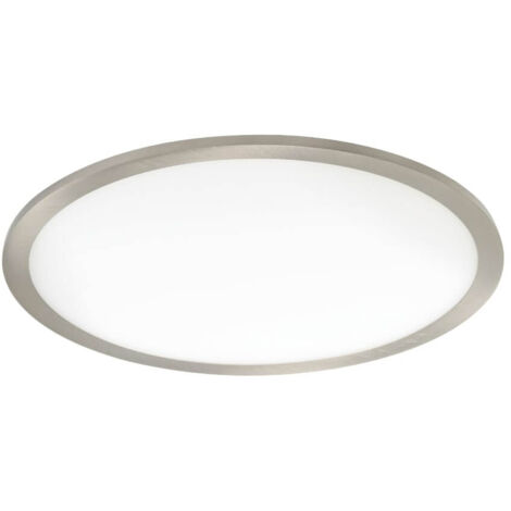 Luminaire encastré FUEVA Flex Round Nickel-Matt H: 2.5 Ø: 22,5cm 3000k