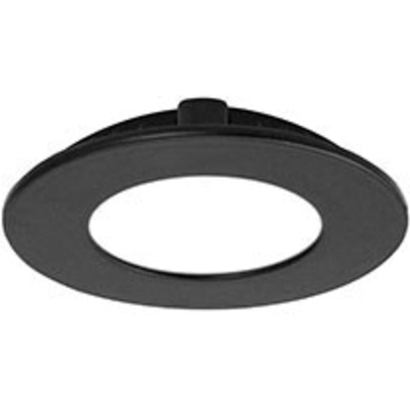 Downlight flat cct plat fixe noir 110° led 5,7W 500lm 3000/4000K Aric 50803