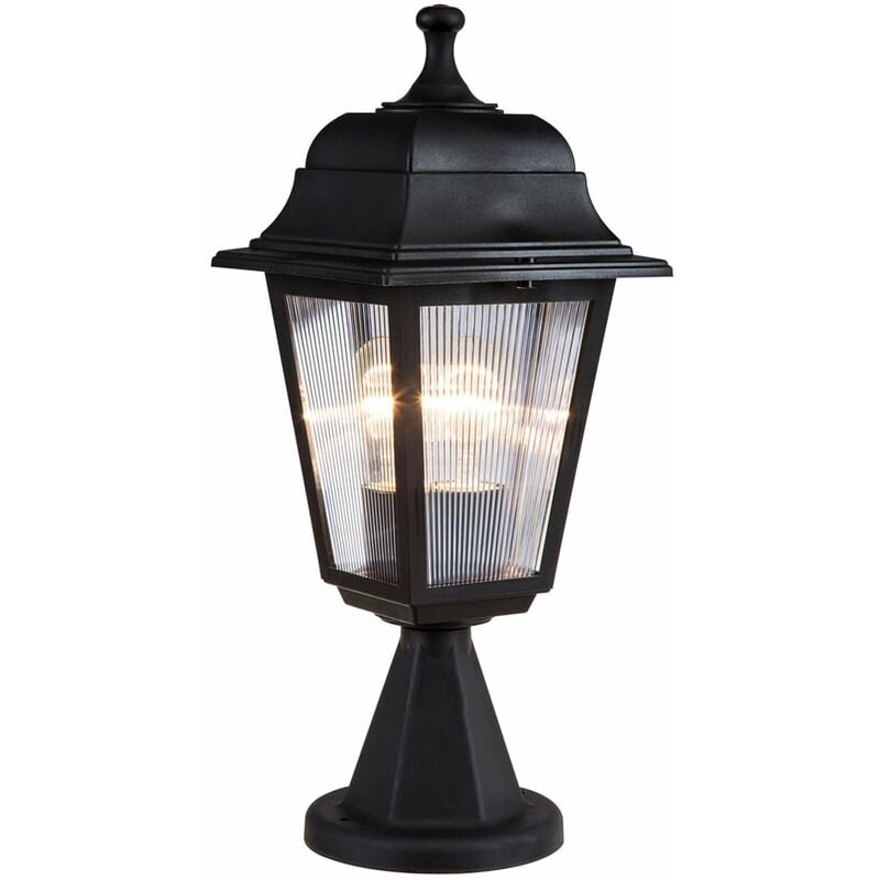 Luminaire extérieur 38 cm e27 noir
