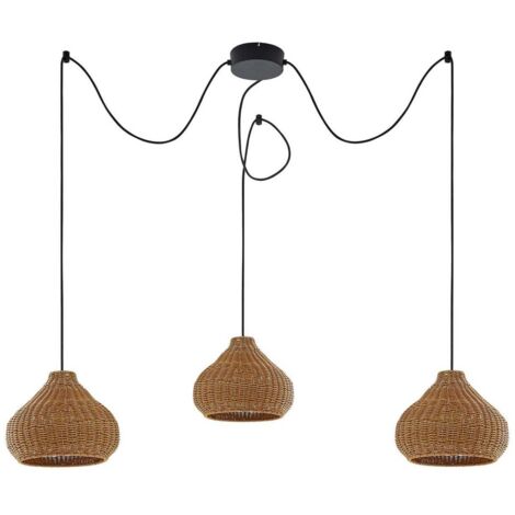 Luminaire extérieur à intensité variable 'Taniola' en bois
