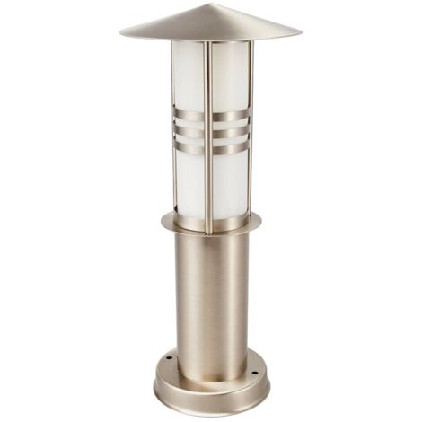 Luminaire extérieur 'Erina' en inox - acier inoxydable, opale