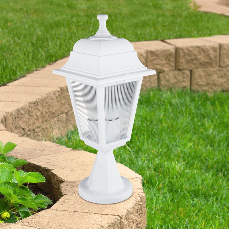 Luminaire extérieur Ipswich 38 cm E27 blanc [lux.pro]