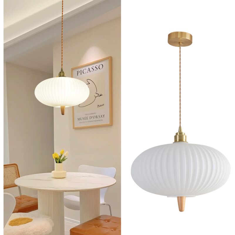 Arturesthome - Luminaire japonais en verre vintage Chandelier décoratif de salon