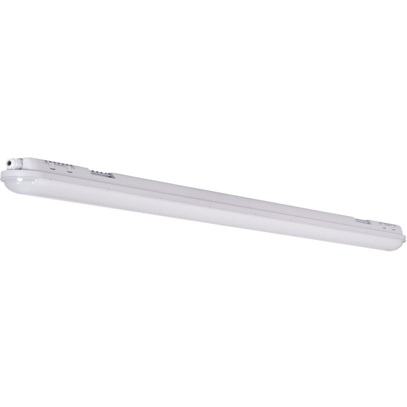 Luminaire LED 26W étanche IP65 longueur 1180mm Gris - Blanc Naturel 4000K