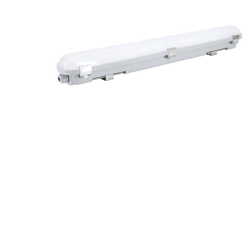 Luminaire led étanche alwir 3 - 16W - 4000K - 2700lm - IP66 - Gris - 665x75x73mm
