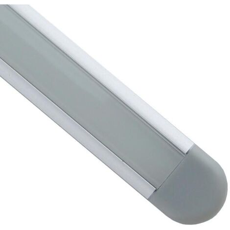 Luminaire led : Kit profil led - Alu - 90°. - 22 x 6 mm - longueur 2 m - encastré