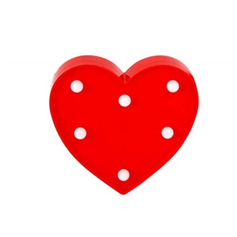 Luminaire LED Lettres Chiffres 26 Symboles Amour Cœur pour Décoration Mariage Fête Maison Bar