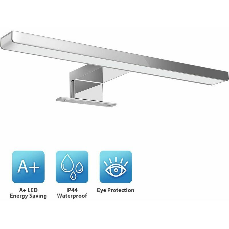 Luminaire LED miroir salle de bain Applique 600LM 30cm 4000K，pour miroir de salle de bain, toilette