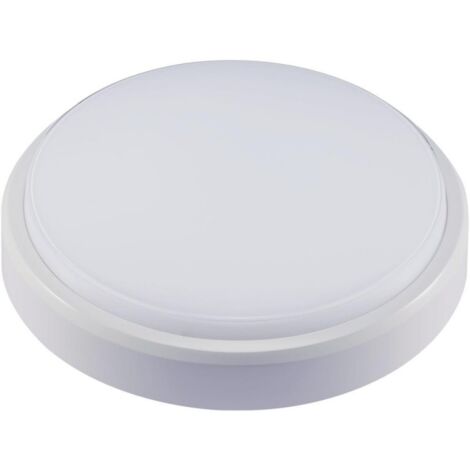 Luminaire LED montage rond 10W 4000K IP54 blanc