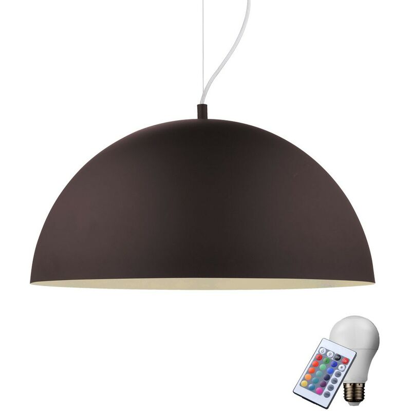 Etc-shop - Lampe suspendue, éclairage télécommandé, suspension, variateur dans un ensemble avec ampoules LED RVB