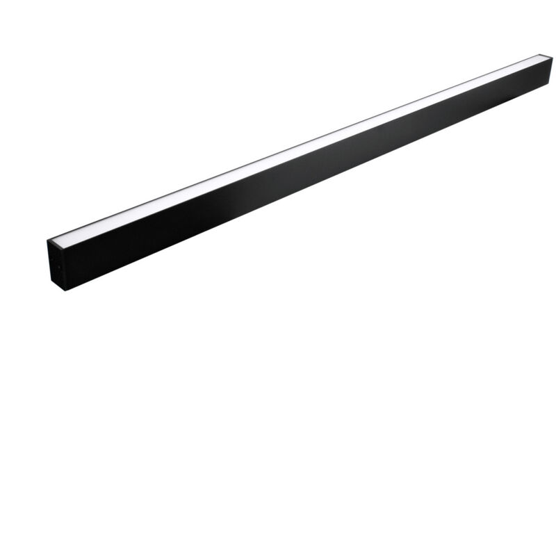 Bemko - Luminaire Linéaire Encastré - 40W - 4400lm - 4000K - 120cm - Noir