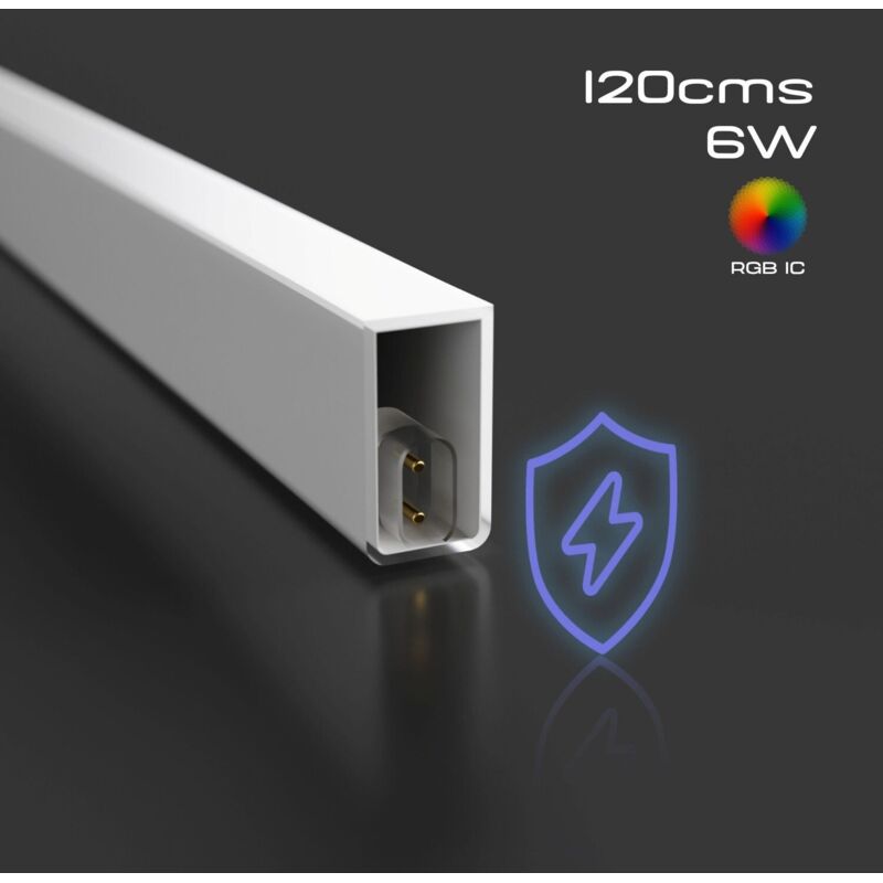 Luminaire linéaire pour hexagone - rgb ic - 120 cm