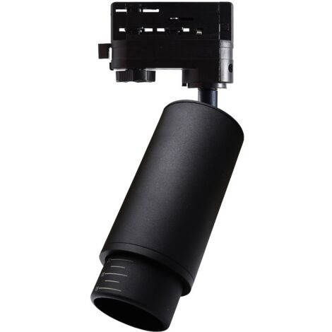 Luminaire MICA ZOOM TRACK NOIR 3 CIRCUITS