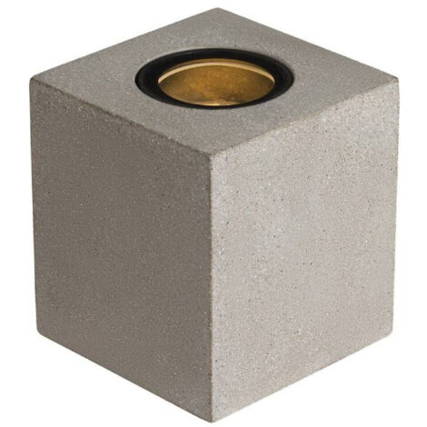 Luminaire mobile extérieur carré gris CONCRETO GU10 10 W max 240V IP 65 - SLV 1006409