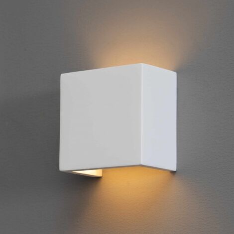 Luminaire moderne en plâtre - Newport - Blanc