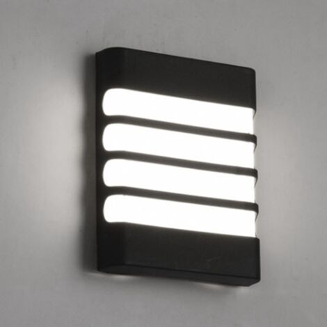 Luminaire mural extérieur étanche en plastique, LED basse consommation 6500K pour patio