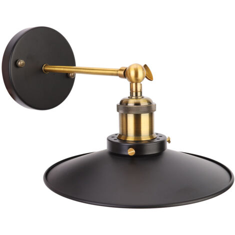 Luminaire Murale Rétro Style Café E27/E26, Lampe Applique Fer Forgé 85-265V pour Bar Couloir