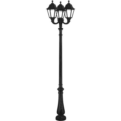 Luminaire pour mât 3 bras INDURA BIG 6 IP55 E27 3x70W 690mm Noir