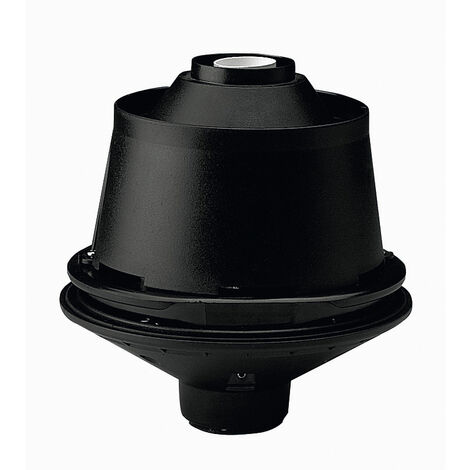 Luminaire pour mât GLOBOS with dome IP55 E27 70W 24mm Noir