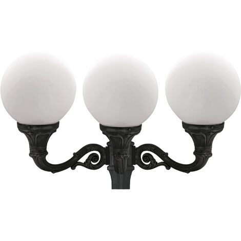 Luminaire pour mât INDURA GLOBO IP55 E27 3x105W 720mm Noir
