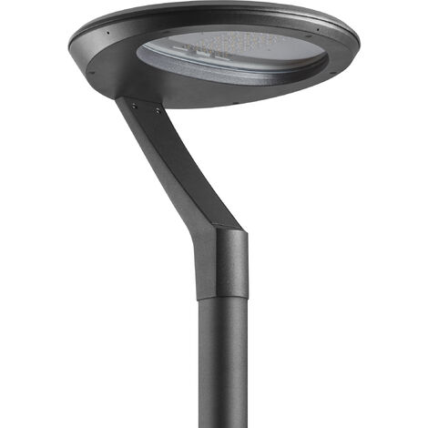Luminaire pour mât VENT Type V IP66 LED SMD 67.50W 10750lm(8900lm) CRI80 3000K 95º 410mm Anthracite