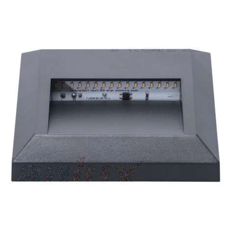Luminaire Rectangulaire 1,1W Étanche IP65 AC220-240V Gris CROTO - Blanc du Jour 6500K