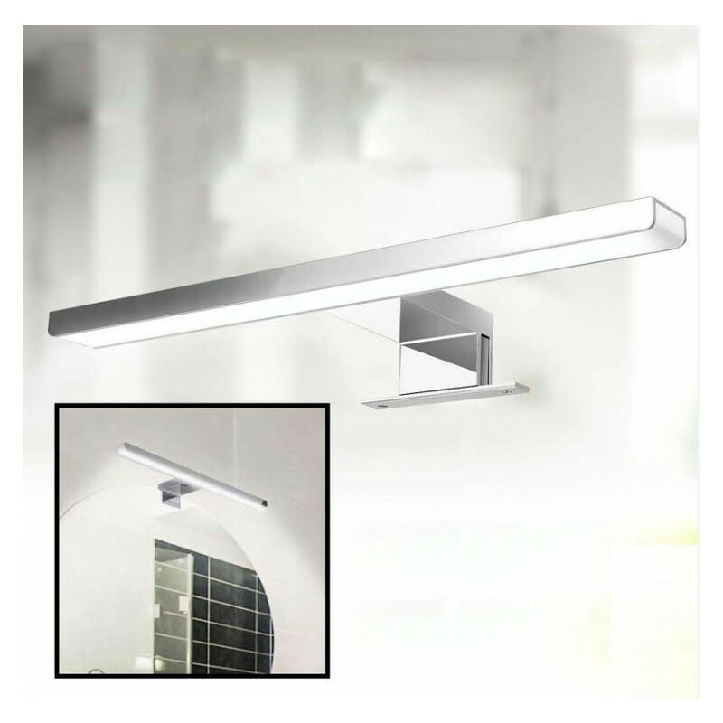 Skecten - Luminaire Salle de Bain 5W Lampe Miroir Led IP44 avec l'Interrupteur d'Alimentation 4200K 350LM 30cm Blanc