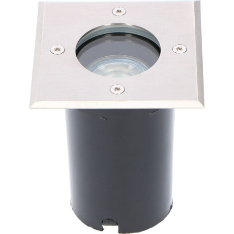 Luminaire sol encastré équerre 35 W 110 x 117 x 110 mm
