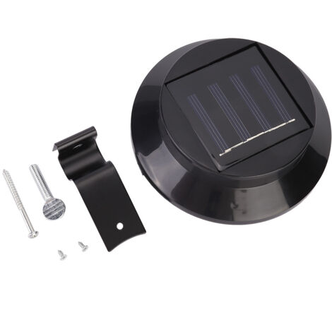 Luminaire Solaire Extérieur 3 LED Étanche pour Jardin Pelouse Clôture Éclairage Nuit