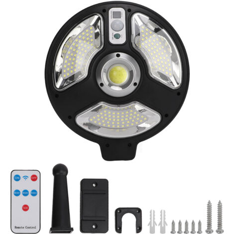 Luminaire Solaire LED Détecteur de Mouvement Extérieur Jardin Murale Éclairage COB Haute Luminosité