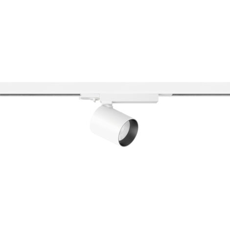 Luminaire sur rail blanc à LED Sierra avec structure en aluminium Itux SA-1580A/HT4-463T-20W/WK-3000K