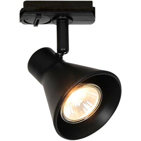 Luminaire sur rail EIK Link Spot Métal Noir, H.15,5  IP20  GU10 /Nordlux  Intérieur