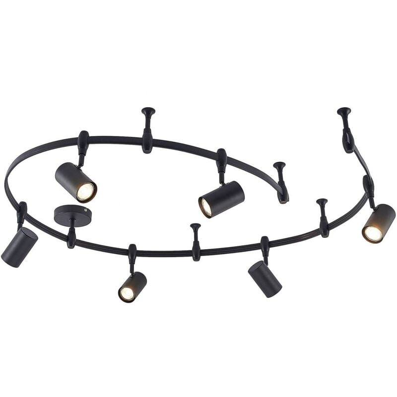 Lindby - Luminaire sur rail électrique à intensité variable 'Delila' en métal pour salon & salle à manger