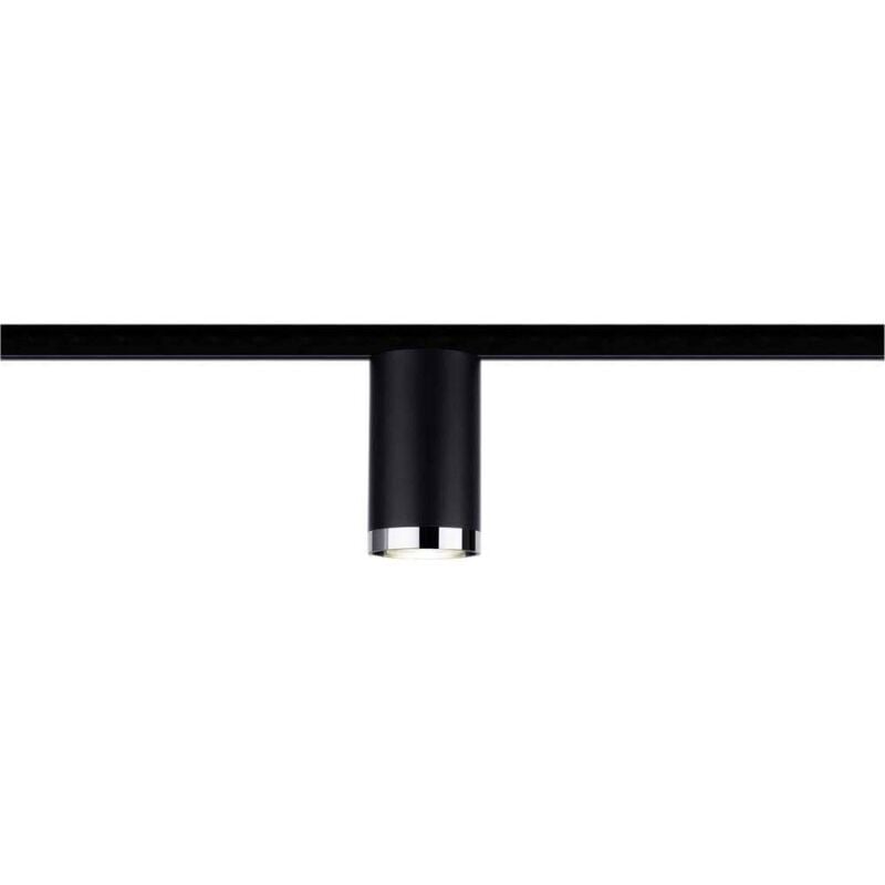 Luminaire sur rail haute tension URail GU10 noir (mat), chrome - Paulmann