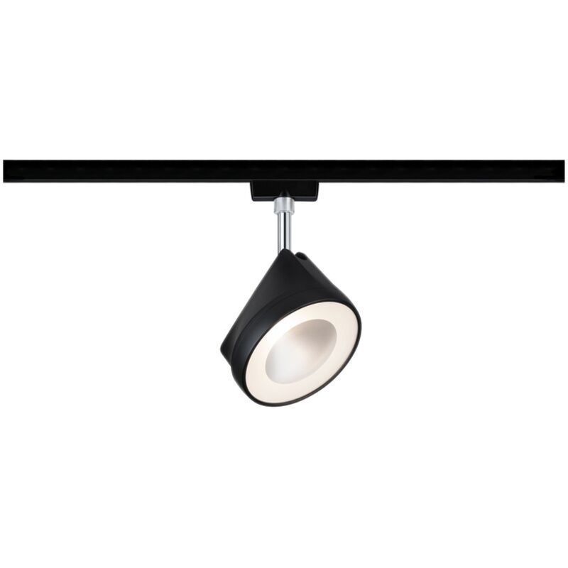 Luminaire sur rail haute tension URail led intégrée 14 w led noir (mat), chrome - Paulmann