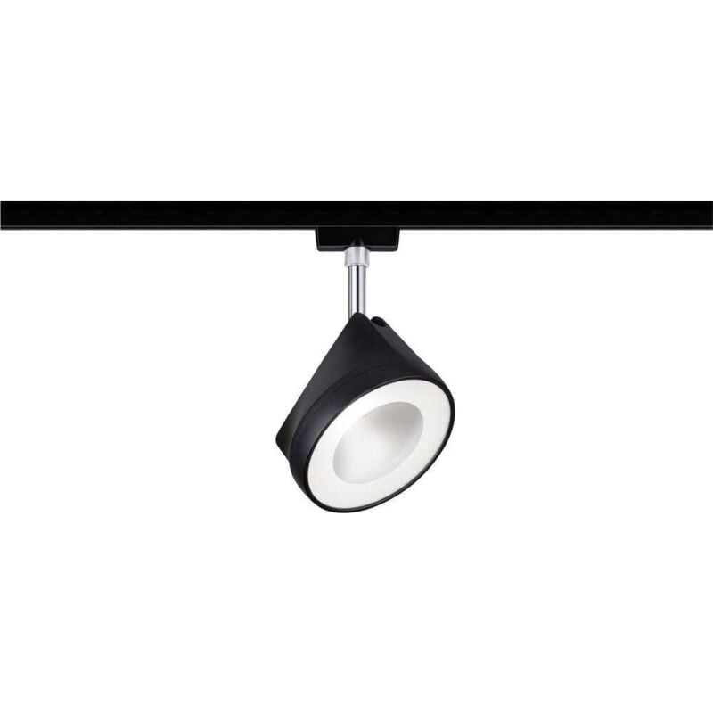 Luminaire sur rail haute tension Paulmann URail led intégrée 14 w led noir (mat), chrome
