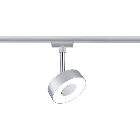 Luminaire sur rail haute tension Paulmann Circle URail LED intégrée 5 W LED chrome (mat) Y605981