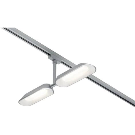 Luminaire sur rail haute tension Paulmann Dipper URail LED intégrée 16 W LED chrome (mat), blanc