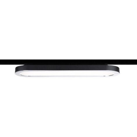 Luminaire sur rail haute tension Paulmann Panel Loop URail LED intégrée 7 W LED noir (mat), chrome