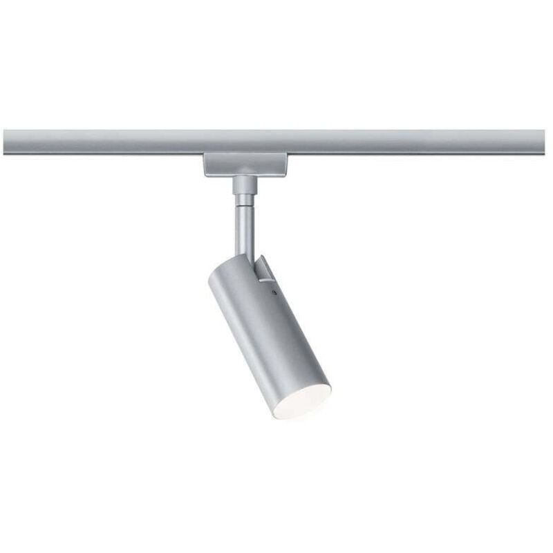 Tubo Luminaire sur rail haute tension URail led intégrée 5 w led chrome (mat) - Paulmann