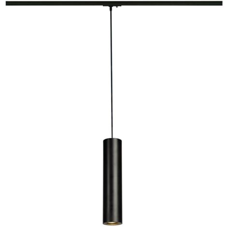Luminaire sur rail haute tension SLV Enola 143960 monophasé GU10 50 W LED noir W648911