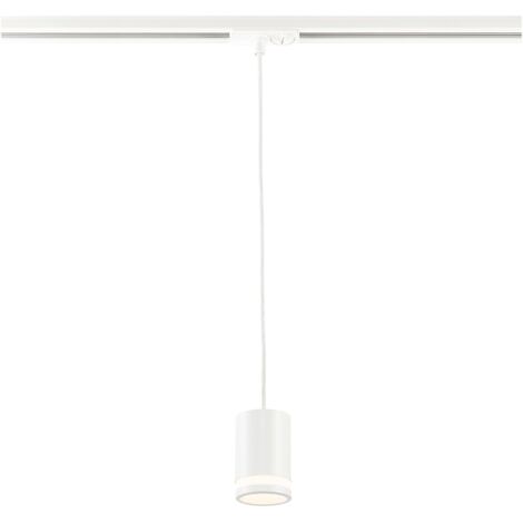 Luminaire sur rail RONDIE LINK Pendant Métal Blanc, H.6 - IP20 - GU10 /Nordlux Intérieur