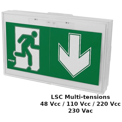 Luminaire sur Source Centrale évacuation IP44 Multitensions Zemper Toledo