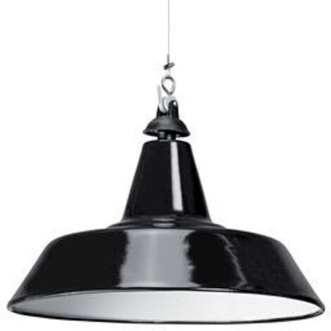 luminaire suspendu - aric nostalgie - e27 - sans lampe - noir - aric 4184