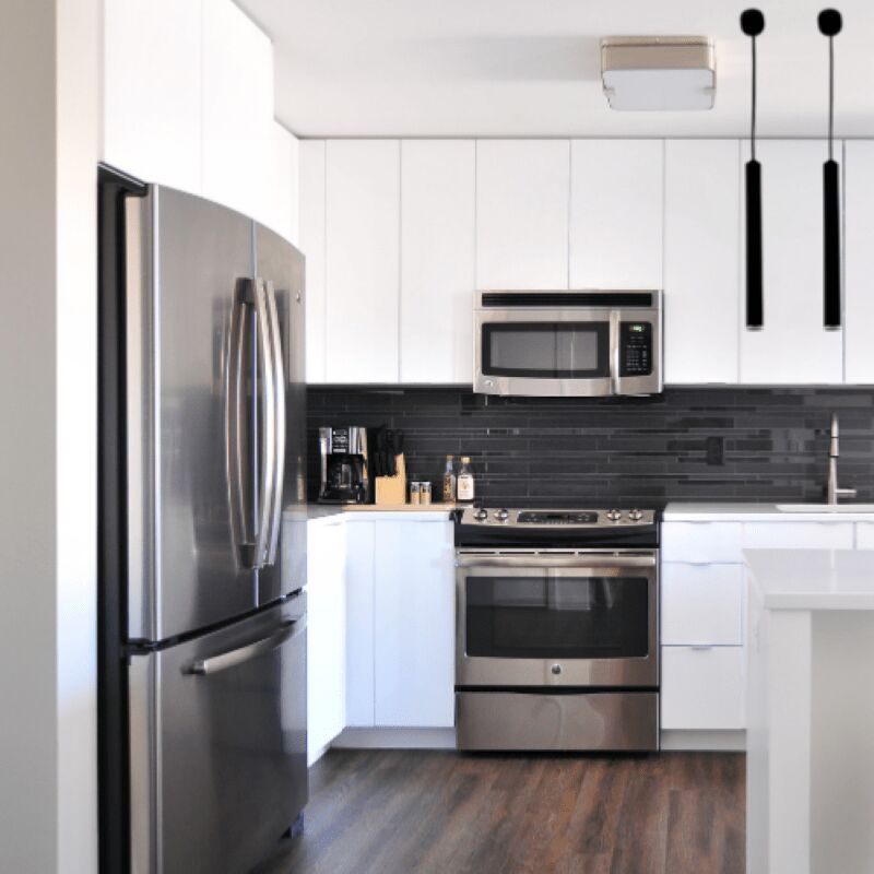 Luminaire Suspendu GU10 IP20 60cm NOIR - SILAMP