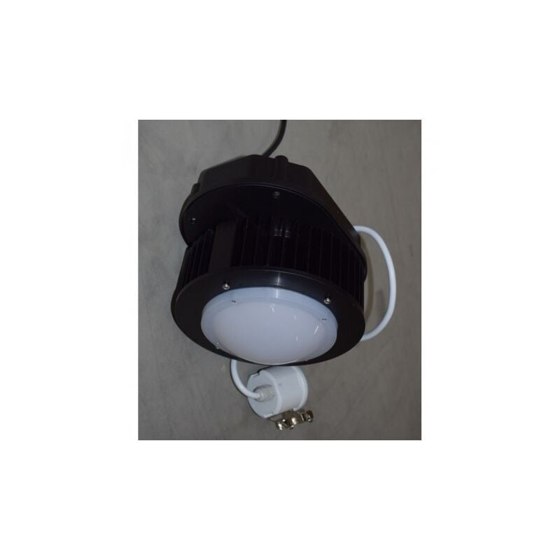 Luminaire suspendu led 150W highbay noir ø 220mm 4000K 26700lm 230V detection hf opaque 60° IK10 IP65 Airis LHBL160WNHP2MD