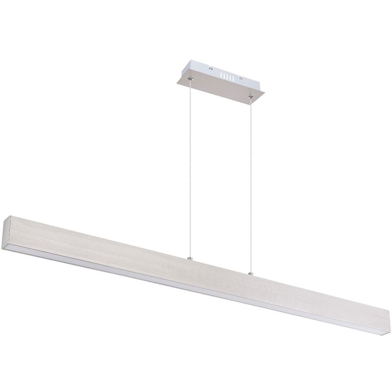 Suspension droite Plafonnier suspension lampes de table à manger Fonction mémoire led, dimmable via interrupteur mural, 1x 40 watts 1x 2690 lm, LxlxH